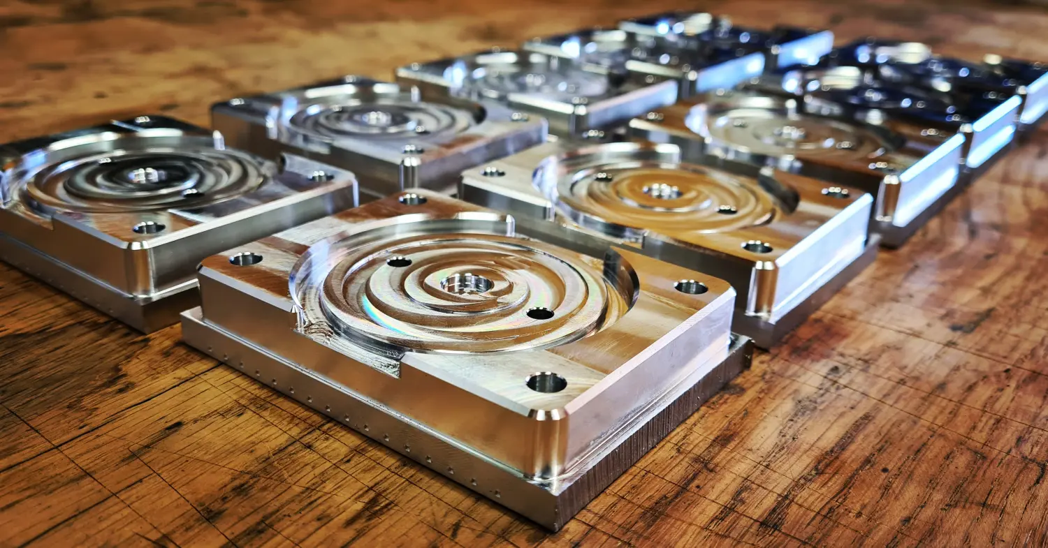 SP-Engineering CNC-Fräsen bearbeiteter Metallmaterialien