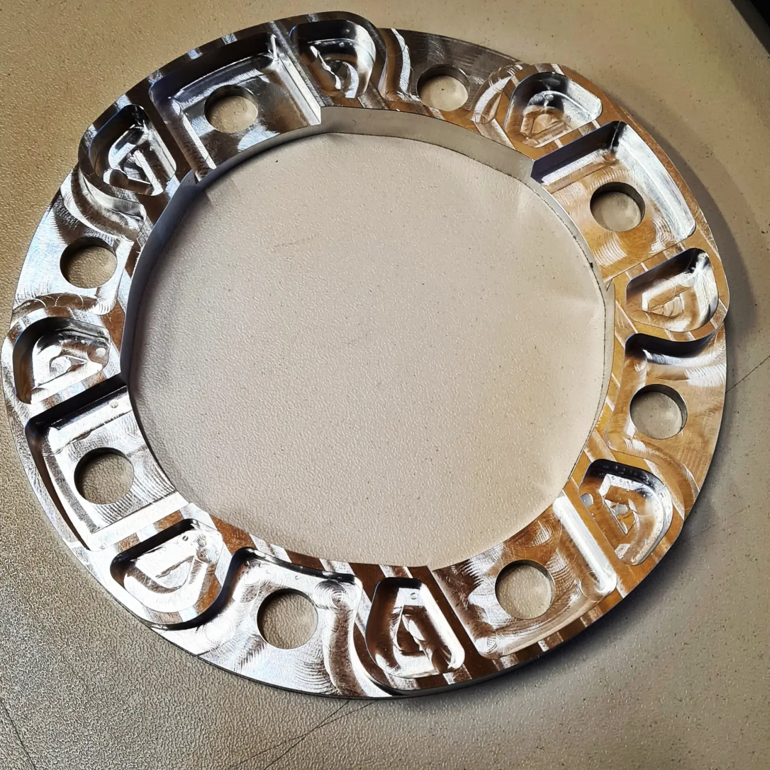 SP-Engineering Metallrad nach dem Fräsen 